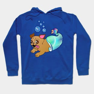 Mer pug Hoodie